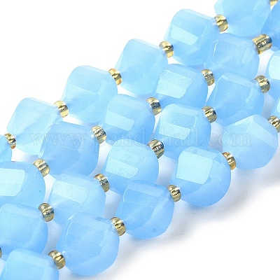 Нити бусин из натурального кварца окрашенные G-U023-A02-01-1