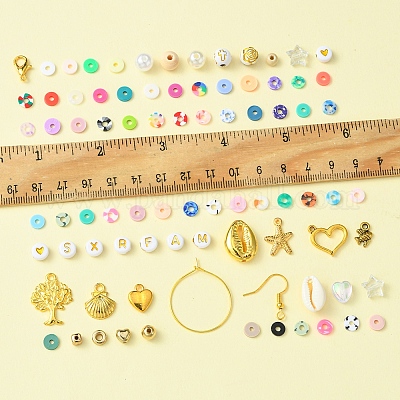 Наборы для самостоятельного изготовления сережек/браслетов DIY-FS0007-90-1