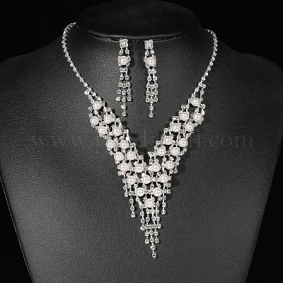 Ожерелья с подвесками в виде кисточек из сплава FS-WGB703E-01-1