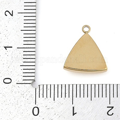 Подвески из нержавеющей стали 304 со стразами STAS-L022-447G-1