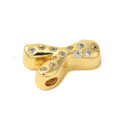 Покрытие стойки латунь микро паве прозрачные перданты из кубического циркония KK-C067-11G-Y-1