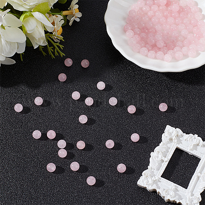 120 шт. Бусины из натурального розового кварца G-PA0001-04B-1