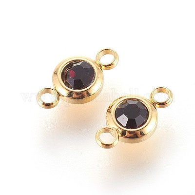 Соединительные элементы из нержавеющей стали 304 со стразами STAS-P237-17G-09-1