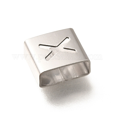 Квадратные скользящие подвески в виде букв из нержавеющей стали 304 STAS-L132-15X-1