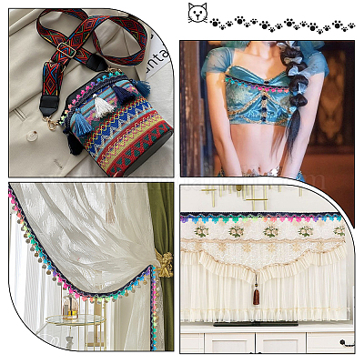 Ленты из металлической пряжи 10 м OCOR-WH0058-65-1