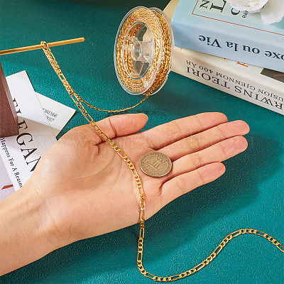 Латунь Figaro цепи CHC-TAC0009-08G-1