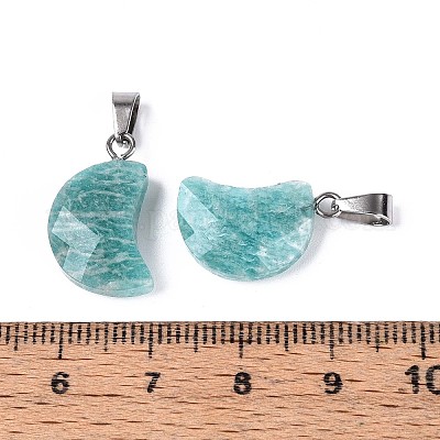 Природные подвески амазонит G-N349-02G-P-1
