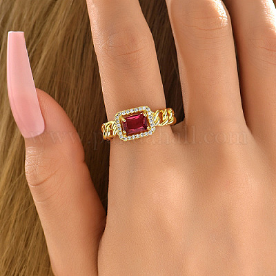 Открытые манжеты из латуни с микропаве и фианитами OP3974-3-1