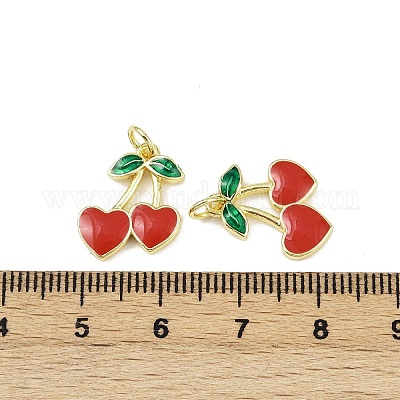 Латунь эмаль подвески KK-H072-18G-02-1