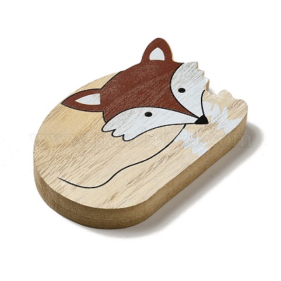 Осенние односторонние деревянные кабошоны с принтом WOOD-I010-01A-1