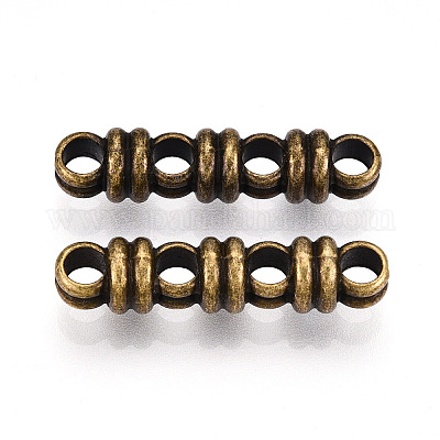 Тибетский стиль сплава распорные бруски&nbsp;TIBEB-WH0005-02AB-1