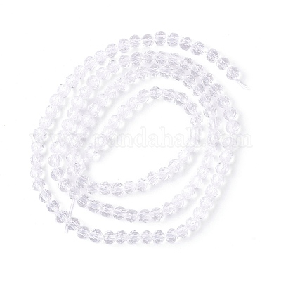 Прозрачные стеклянные бусины GLAA-C019-01B-06-1