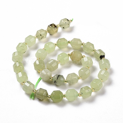 Природные пренит нитей бисера&nbsp;G-G990-F09-1