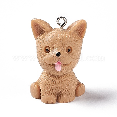 Подвески из непрозрачной смолы RESI-E032-01P-03-1