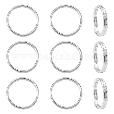 925 серебряное разделенное кольцо для прыжков&nbsp;STER-TA0001-48A-1