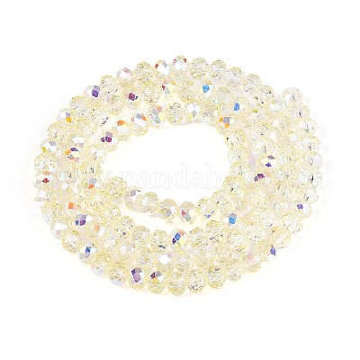 Прозрачные стеклянные бусины EGLA-N016-4mm-05-1