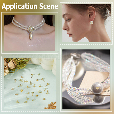 60 шт. 4 стиля латунные штифты-булавки-шармы&nbsp;KK-BBC0022-87-1