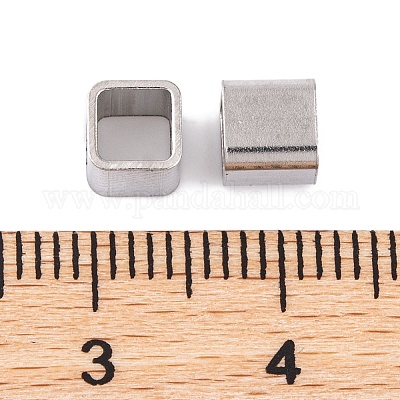 Европейские бусины из нержавеющей стали 304 FIND-Q103-05C-P-1