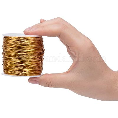 Ювелирные изделия плетеные шнуры нить металлические&nbsp;MCOR-PH0001-01-1