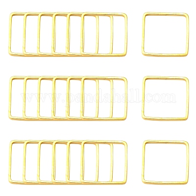 Квадрат латунь связывая кольца&nbsp;EC03010mm-G-1