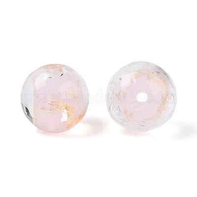 Ручной работы золотые и серебряные шарики фольги стекла FOIL-N030-03A-01H-1