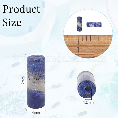 2 нити натуральных содалитовых бусин нити G-OC0004-74-1