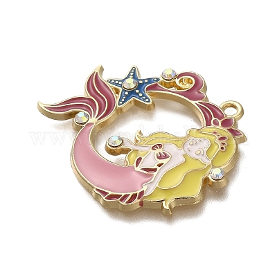 Подвески из эмали и сплава ENAM-S021-01G-A-1