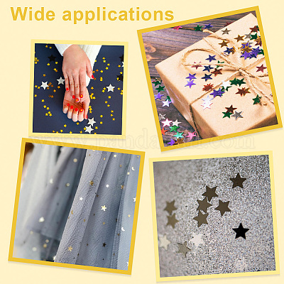 100 г подвески из 2-х цветных пайеток/блесток KY-CY0001-02-1