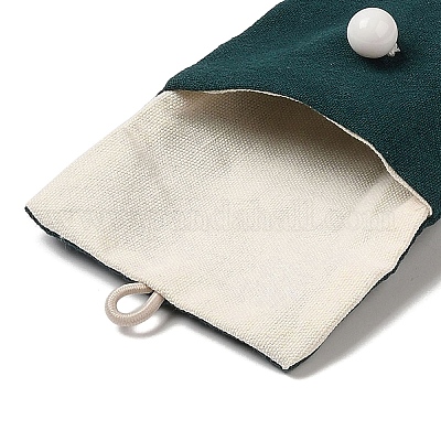 Сумки из мешковины с пуговицами AJEW-Z015-02F-1