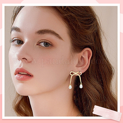 6 шт. латунная фурнитура для сережек-гвоздиков KK-BBC0019-96B-1