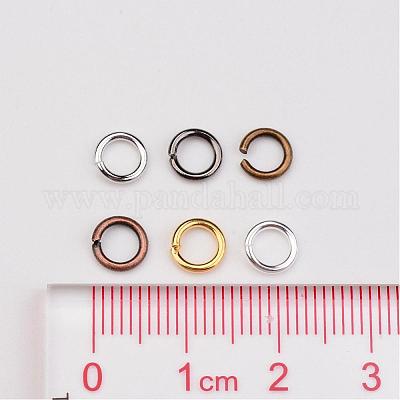 1 коробка с открытыми прыжковыми кольцами латунные прыжковые кольца KK-X0060-6mm-1