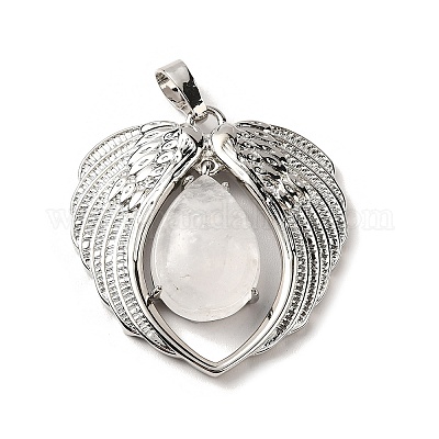 Подвески в форме слезы из натурального кварца KK-K331-02P-07-1