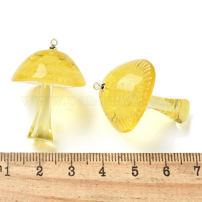 Светящиеся подвески-грибы из эпоксидной смолы RESI-C054-01A-1