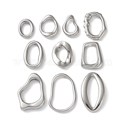 10 шт. 10 стиля соединительных колец из нержавеющей стали 304 STAS-P426-12P-1