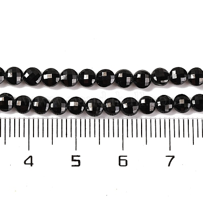 Натуральный черный шпинель бисер пряди&nbsp;G-F770-B01-01-1