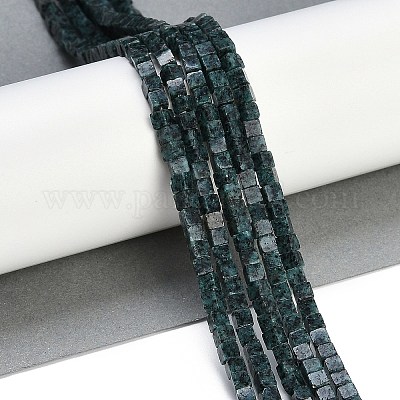 Окрашенные натуральные кунжутные нитки из бисера яшмы G-B129-A16-01-1