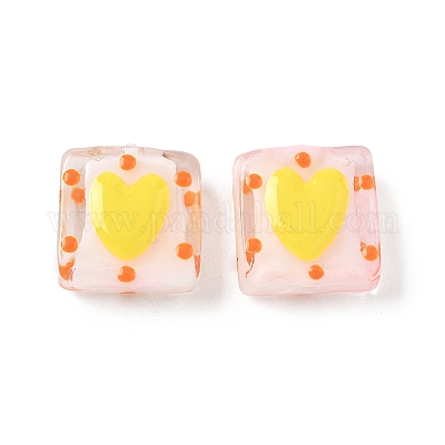 Эмалевые бусины ручной работы в технике лэмпворк LAMP-G147-02C-1