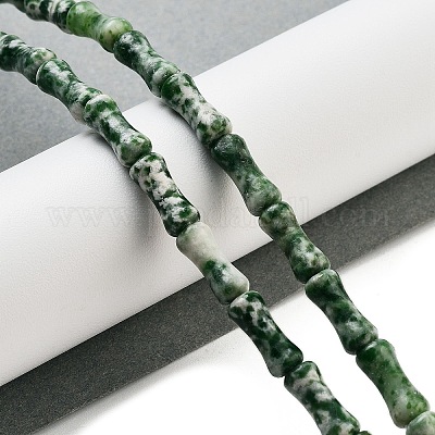 Натуральные зеленые пятна яшмовых нитей G-Q178-A15-01-1
