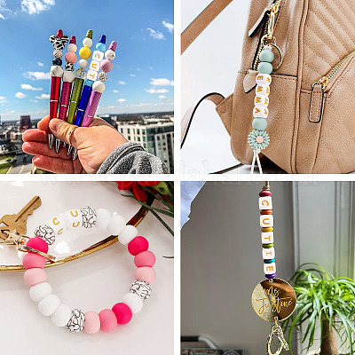 52шт 26 стиля пищевых экологически чистых силиконовых бусин SIL-BY0001-05-1