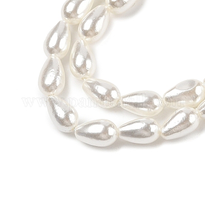 Гальваническая оболочка жемчужные бусы пряди BSHE-G010-4x7mm-01-1
