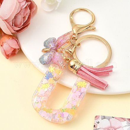 Брелок с кисточкой из смолы KEYC-YW00124-21-1