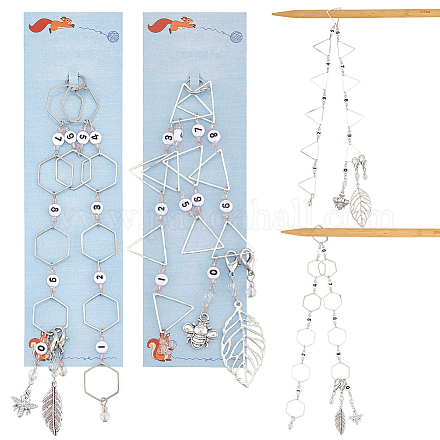 Акриловые бисерные цепочки для вязания рядов HJEW-NB00146-1