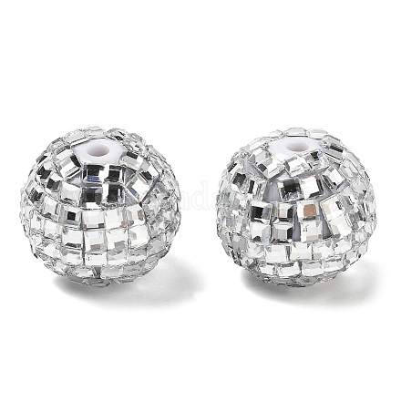 Акриловые стразы бусины OACR-D307-01C-20mm-1