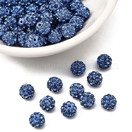 Бусины со стразами&nbsp;RB-H284-6MM-2-1