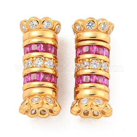 925 винтовая застежка из стерлингового серебра с микропаве из циркония STER-U001-05B-G-1