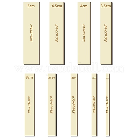 9 шт. 9 стильных деревянных кольца-кольца макраме для изготовления поделок DIY-WH0545-009-1