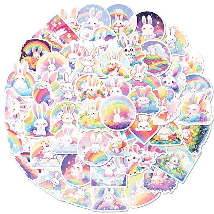 Наклейка из бумаги кролик STIC-C013-01-1