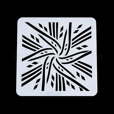 Цветочный узор экологически чистый ПЭТ пластиковый полый рисунок силуэт трафарет DRAW-PW0008-04N-1