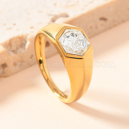 Кольца из нержавеющей стали 304 с кубическим цирконием FS-WG76F9A-08-1