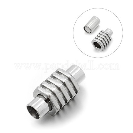 Устойчивые к потускнению гладкие трубчатые магнитные застежки из нержавеющей стали марки 304 с вклеиваемыми концами STAS-E089-38B-1